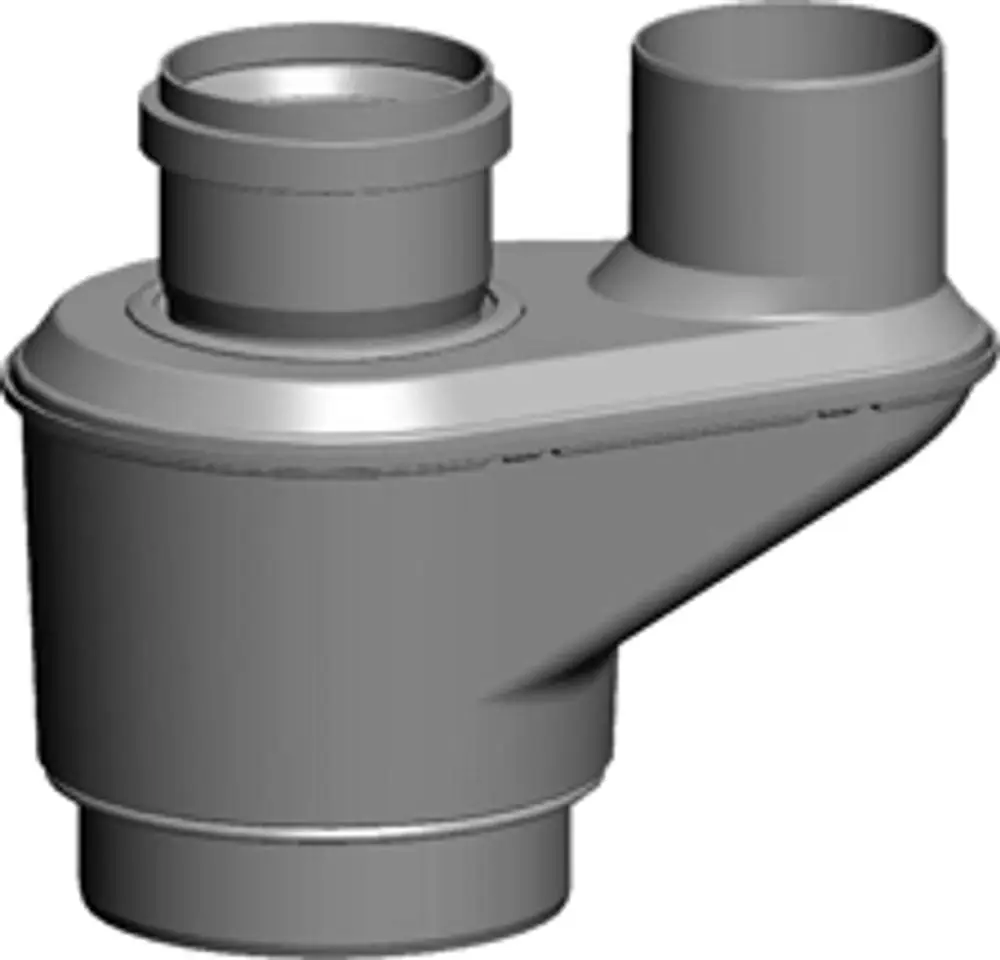 Wolf Anschluss-Adapter für Abgasleitung und Zuluft. Wird zur Verbindung von Rohren verwendet, hat mehrere Anschlussmöglichkeiten. Aus robustem Material für eine sichere Installation.